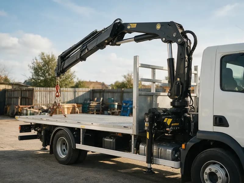 Hiab 166 dizalica s kamiona, daljinski