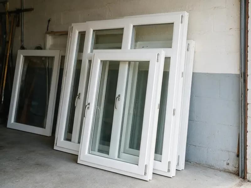 PVC prozori troslojno staklo, 6 kom